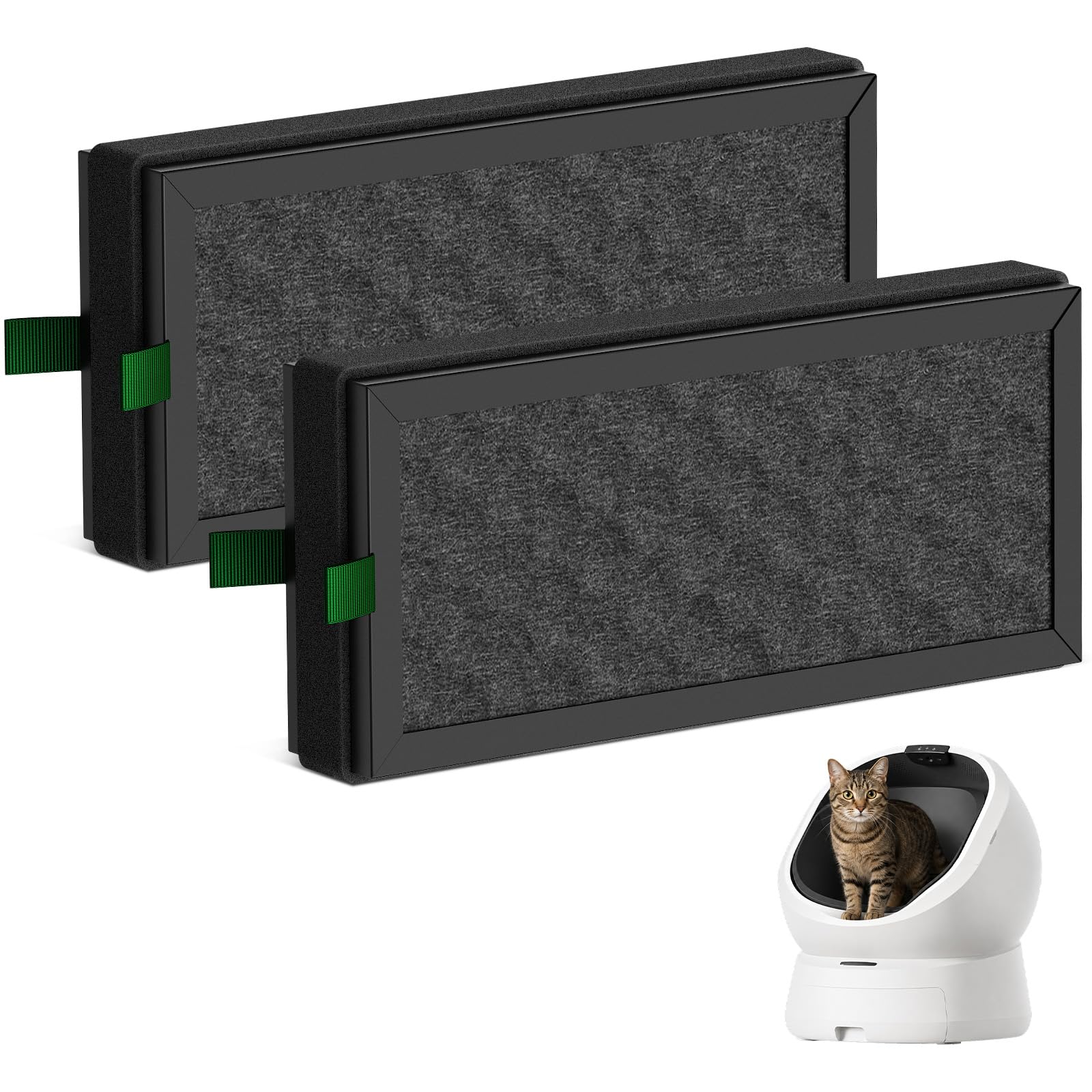 Caehomly filtre face avant adapté PETLIBRO Luma, installation sûre et simple