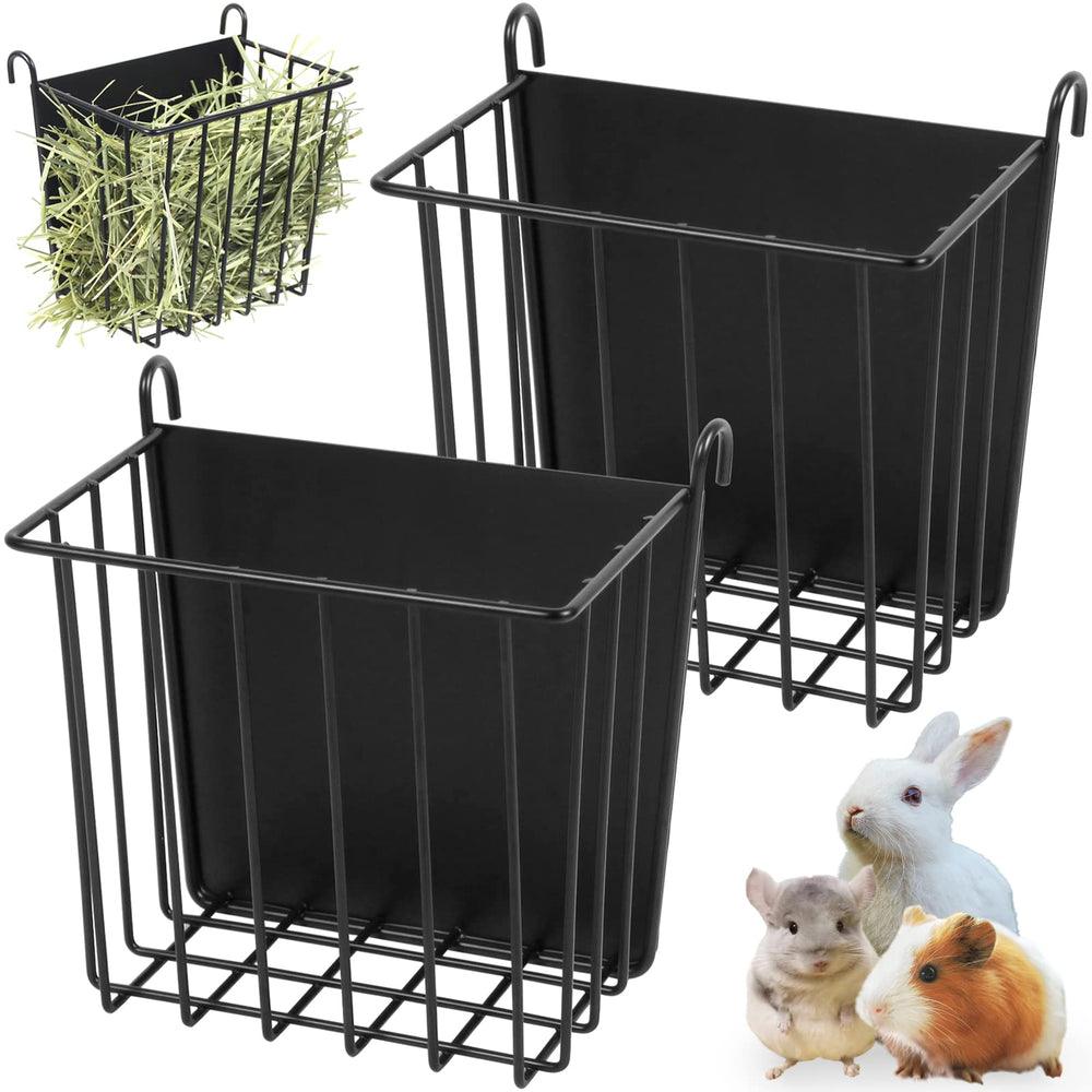 CAIQINLI porte-foin face avant montrant construction solide et gain de place