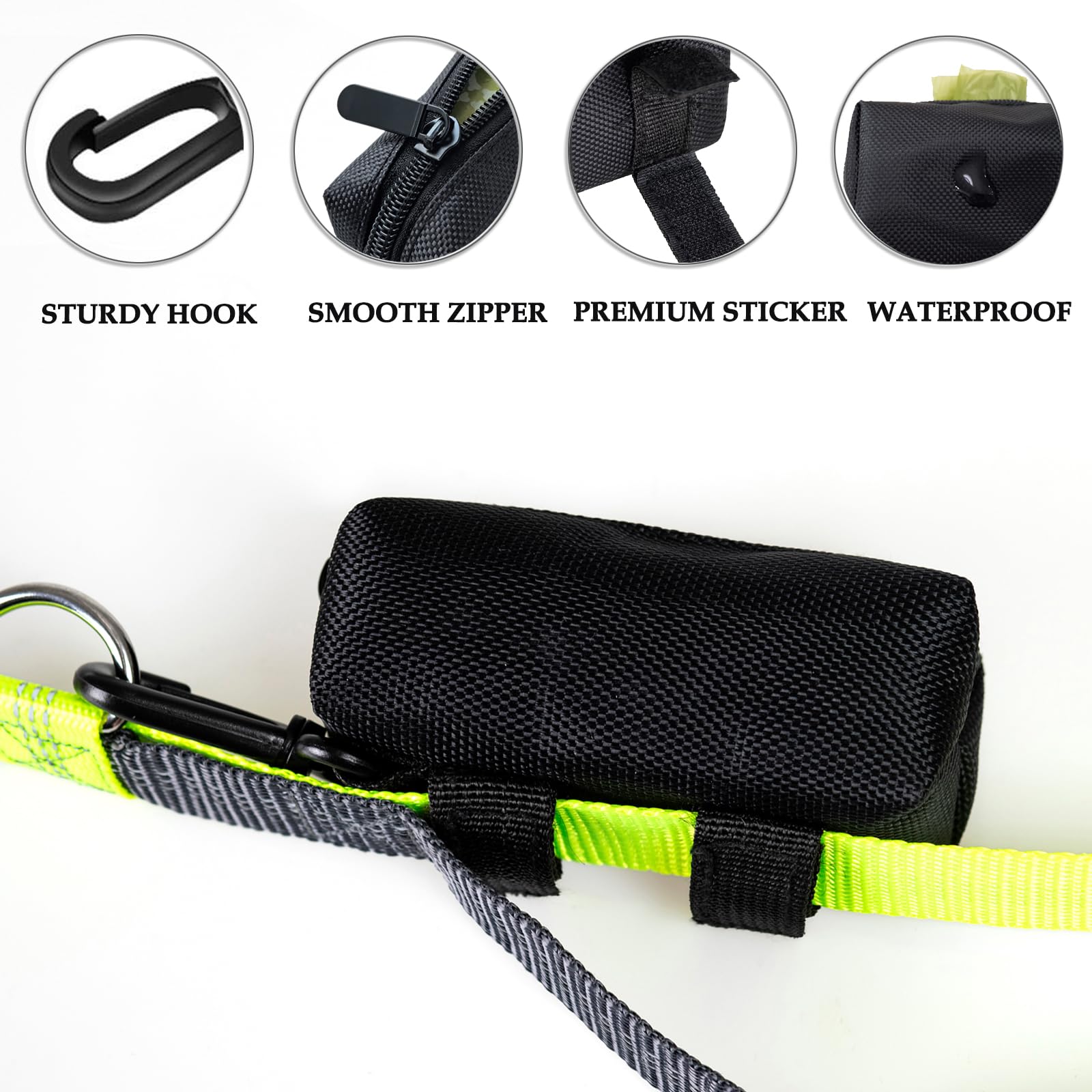 CAKOVANO mousqueton et velcro assurant fixation stable et anti-balancement