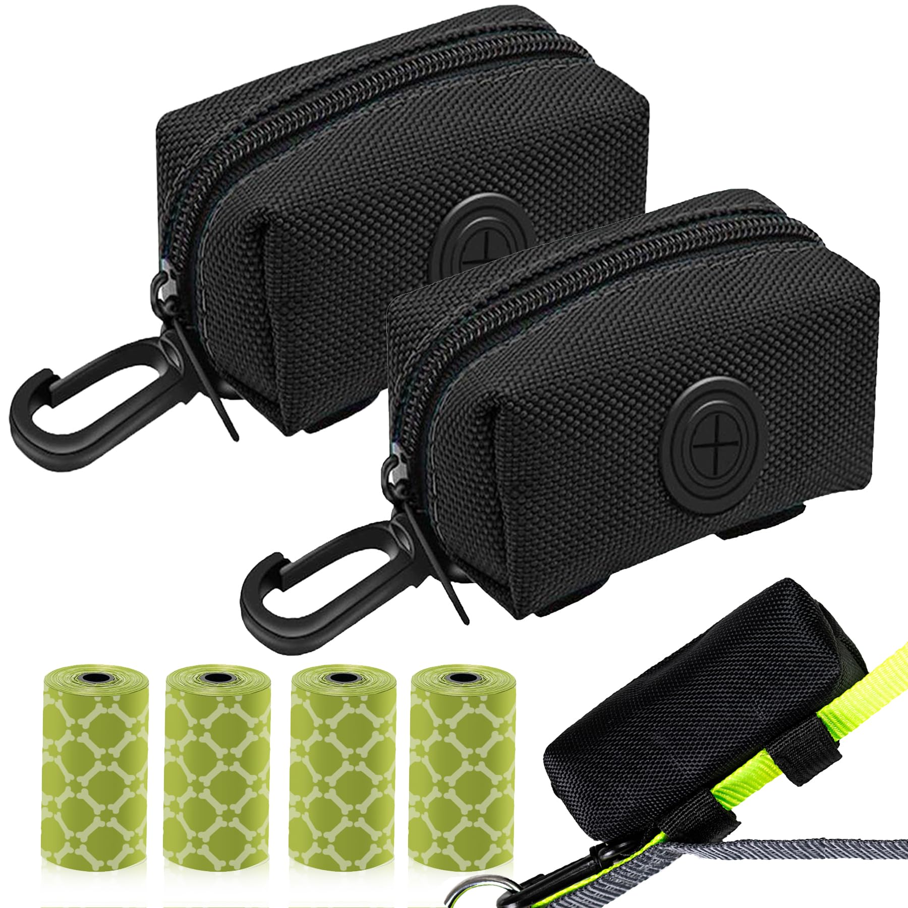 CAKOVANO face avant du porte-sacs montrant design compact et praticité