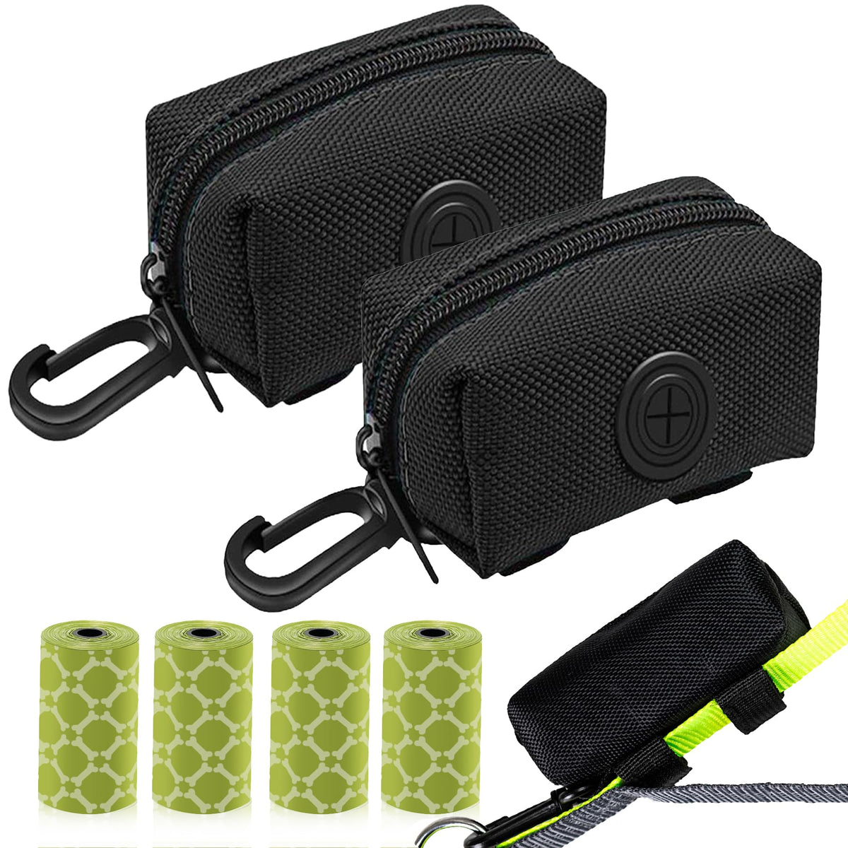 CAKOVANO face avant du porte-sacs montrant design compact et praticité