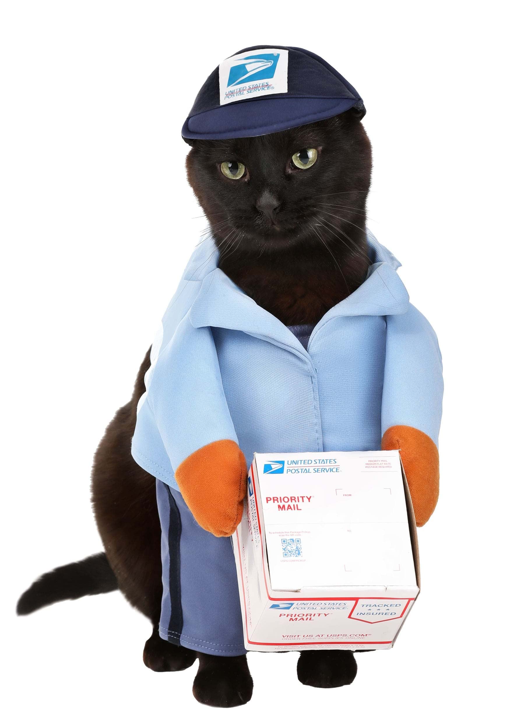 California Costumes casquette siglée et boîte assemblée montrant finition réaliste pour selfies
