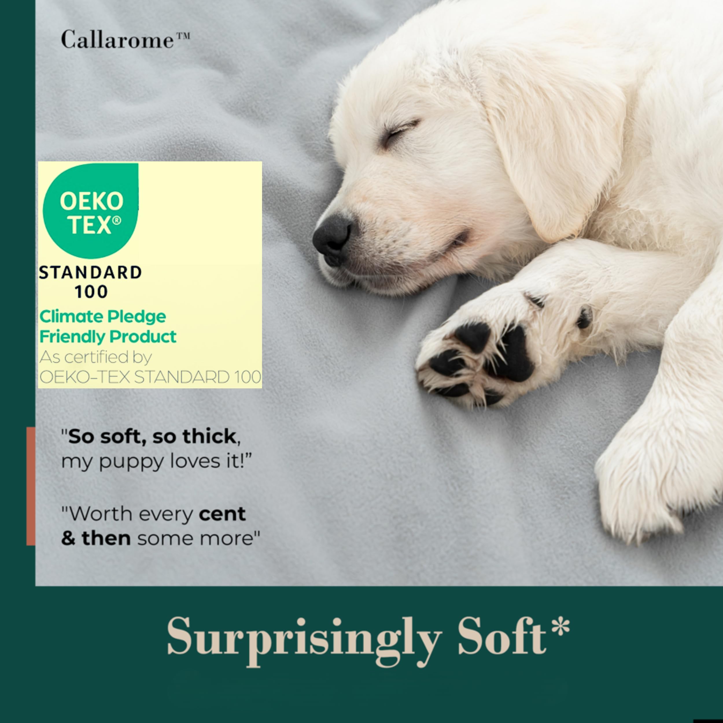 Callarome couverture en usage sur canapé pour protéger tissus