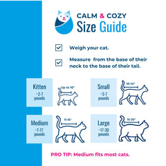 calm & cozy cat wrap ouverture brevetée accès patte pour soins rapides