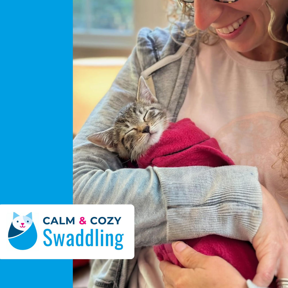 Calm & Cozy étiquette produit indiquant matériaux et entretien facile