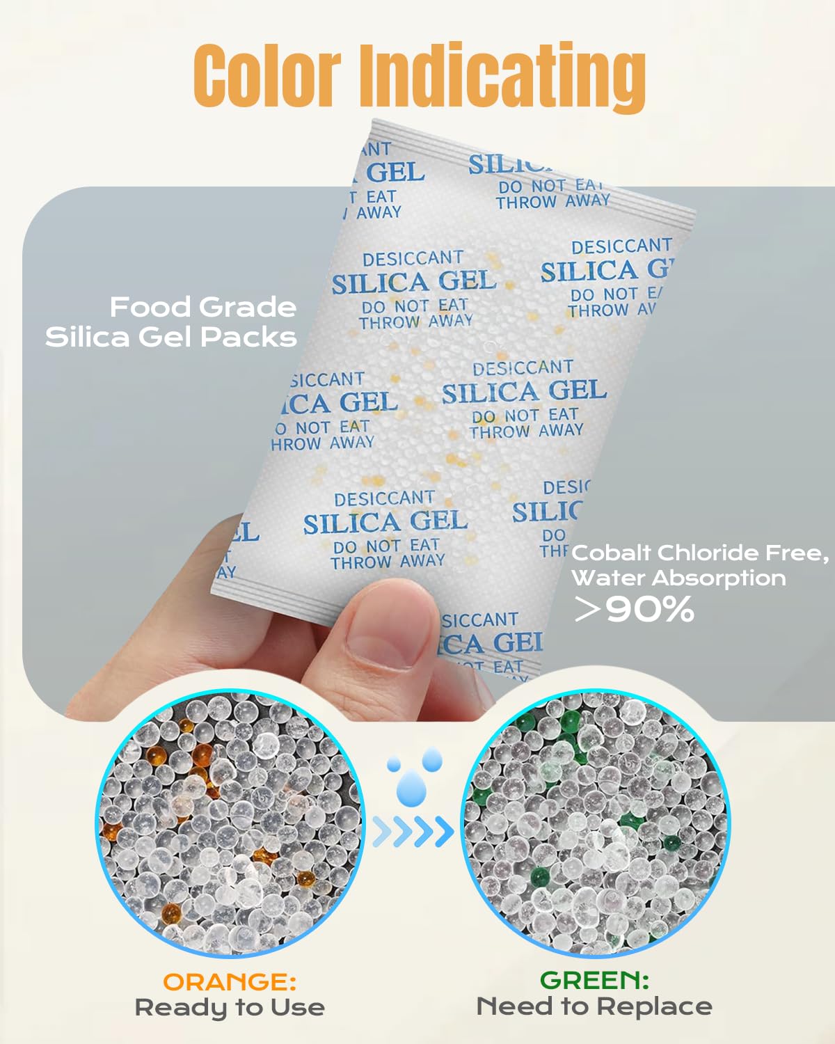 Calmorazen sachet posé à côté de croquettes pour garder la nourriture sèche