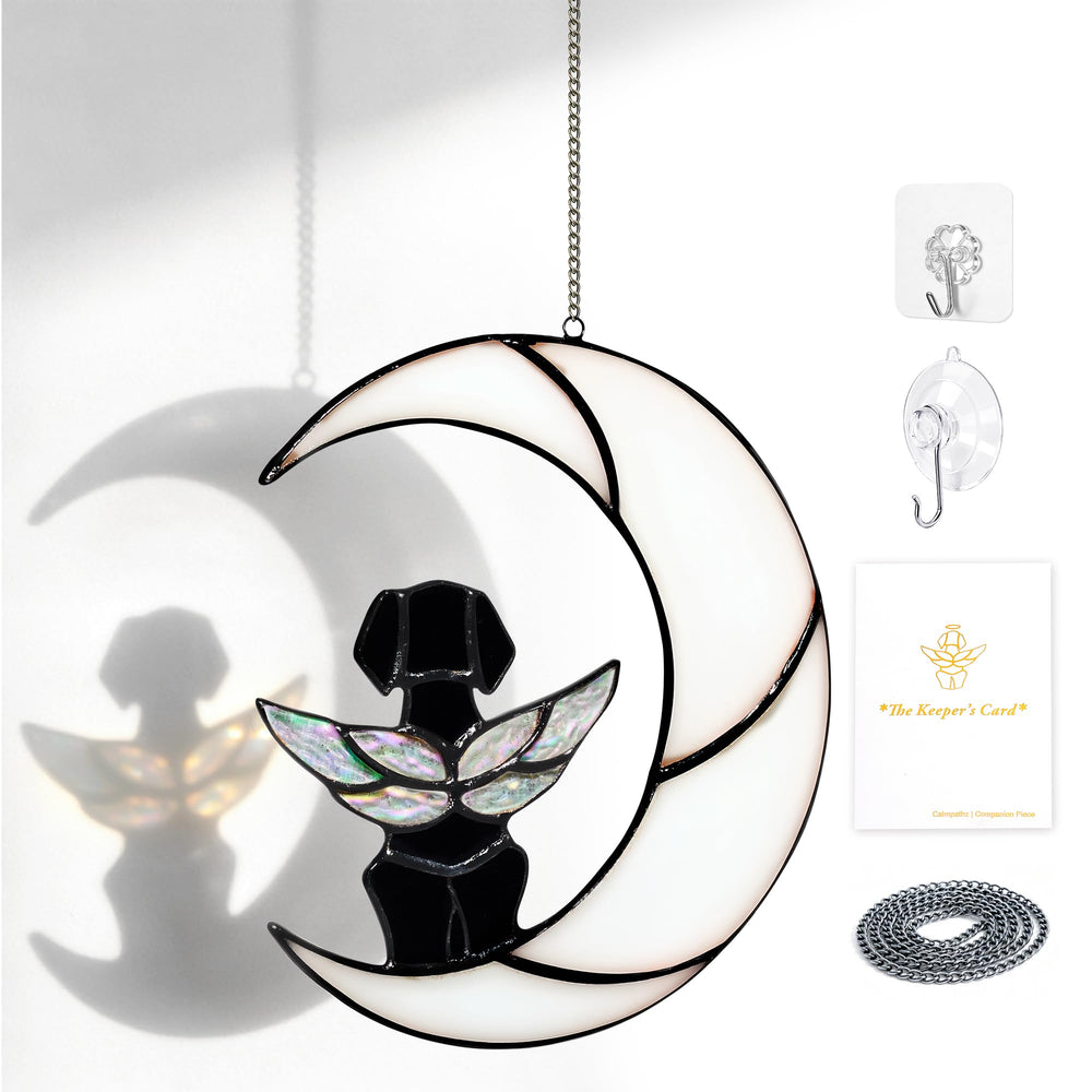 Calmpathz suncatcher face dans boîte cadeau prêt à offrir, apporte réconfort