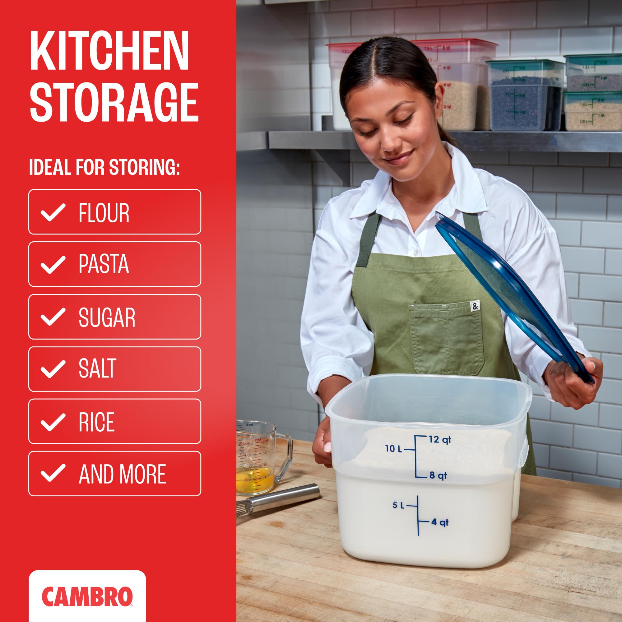 Cambro FreshPro détail du couvercle assurant étanchéité
