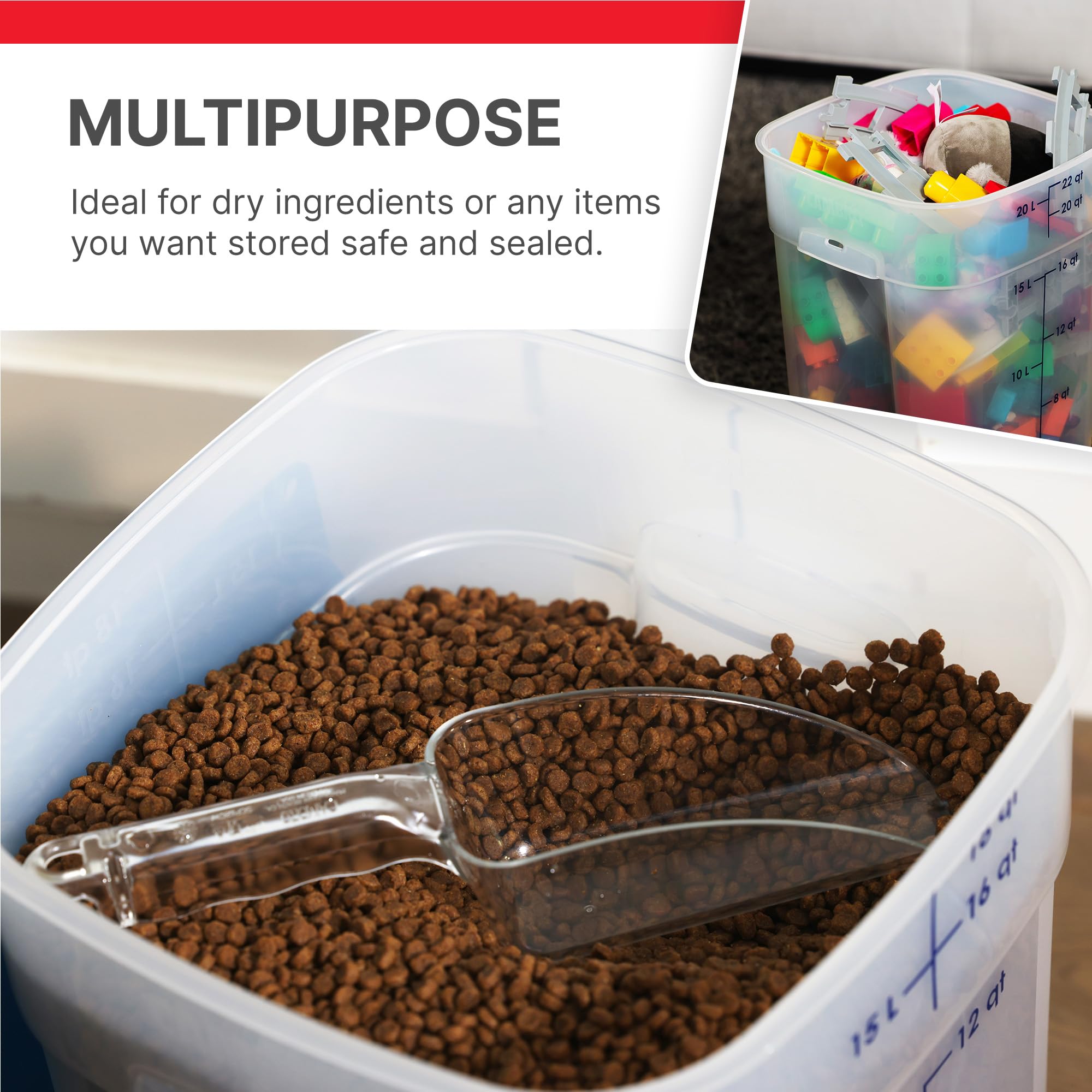 Cambro FreshPro étiquette lisible indiquant contenu et date de stockage
