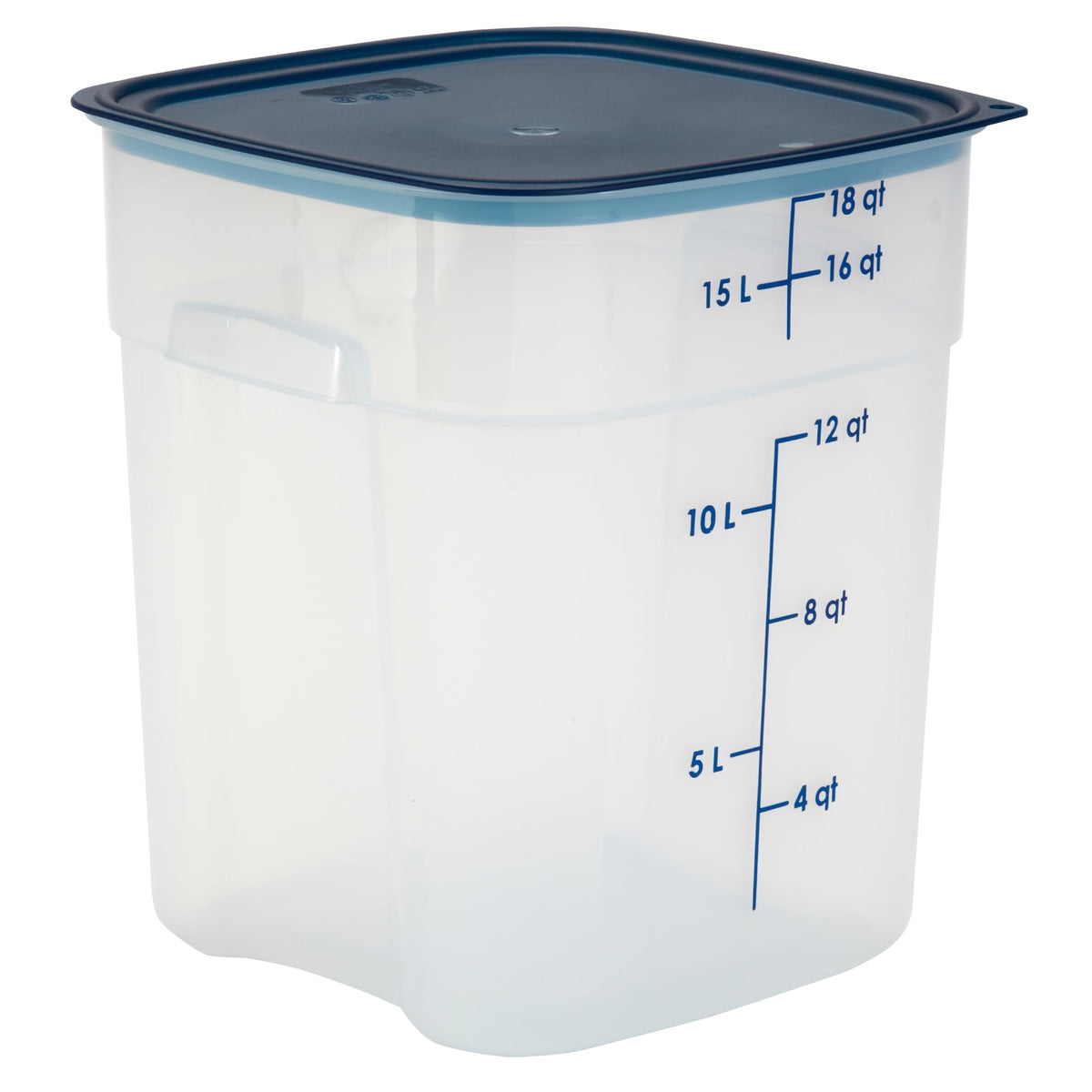 Cambro FreshPro vue avant montrant le bac et le couvercle, protection optimale