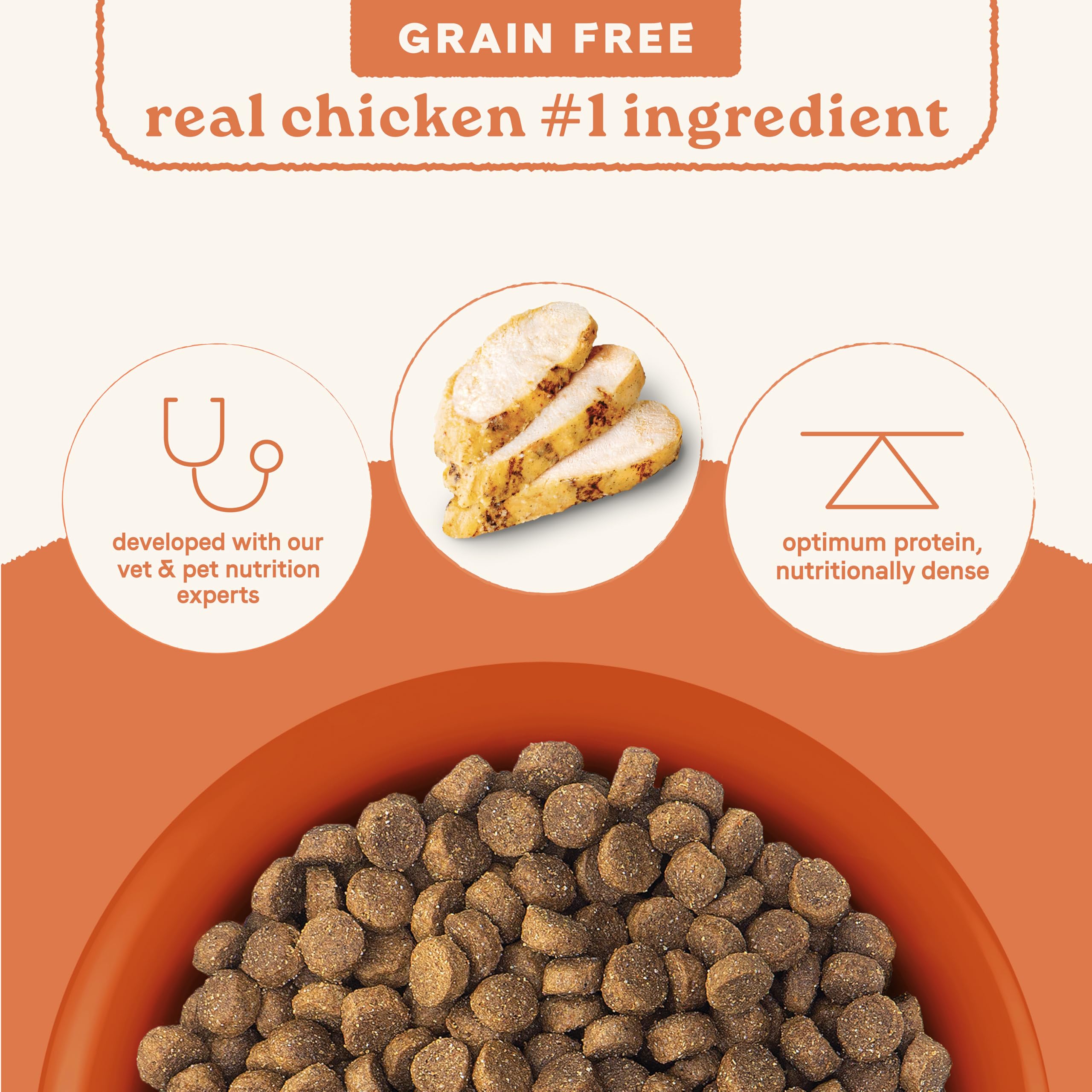 CANIDAE gros plan des croquettes montrant texture et appétence