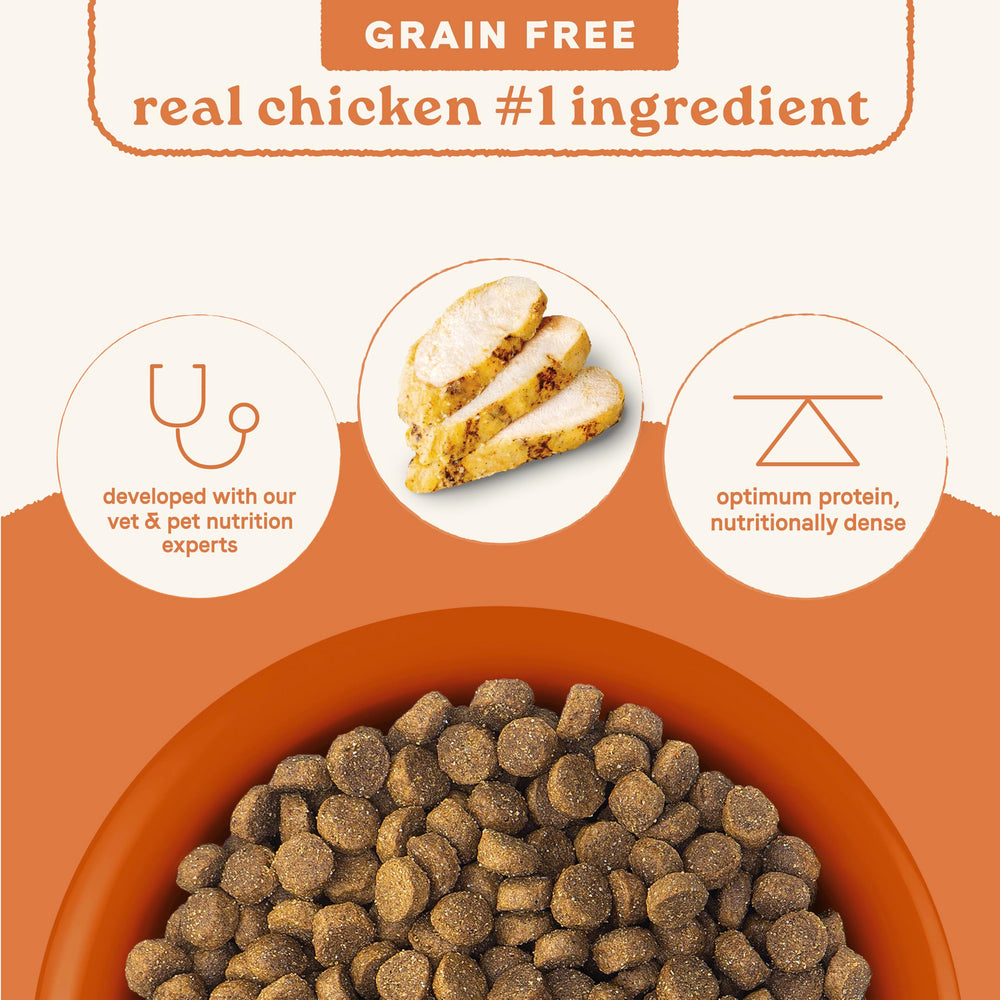 CANIDAE gros plan des croquettes montrant texture et appétence