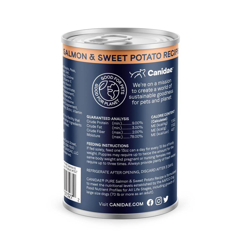 CANIDAE gros plan patate douce montrant ingrédient nutritif et digestible