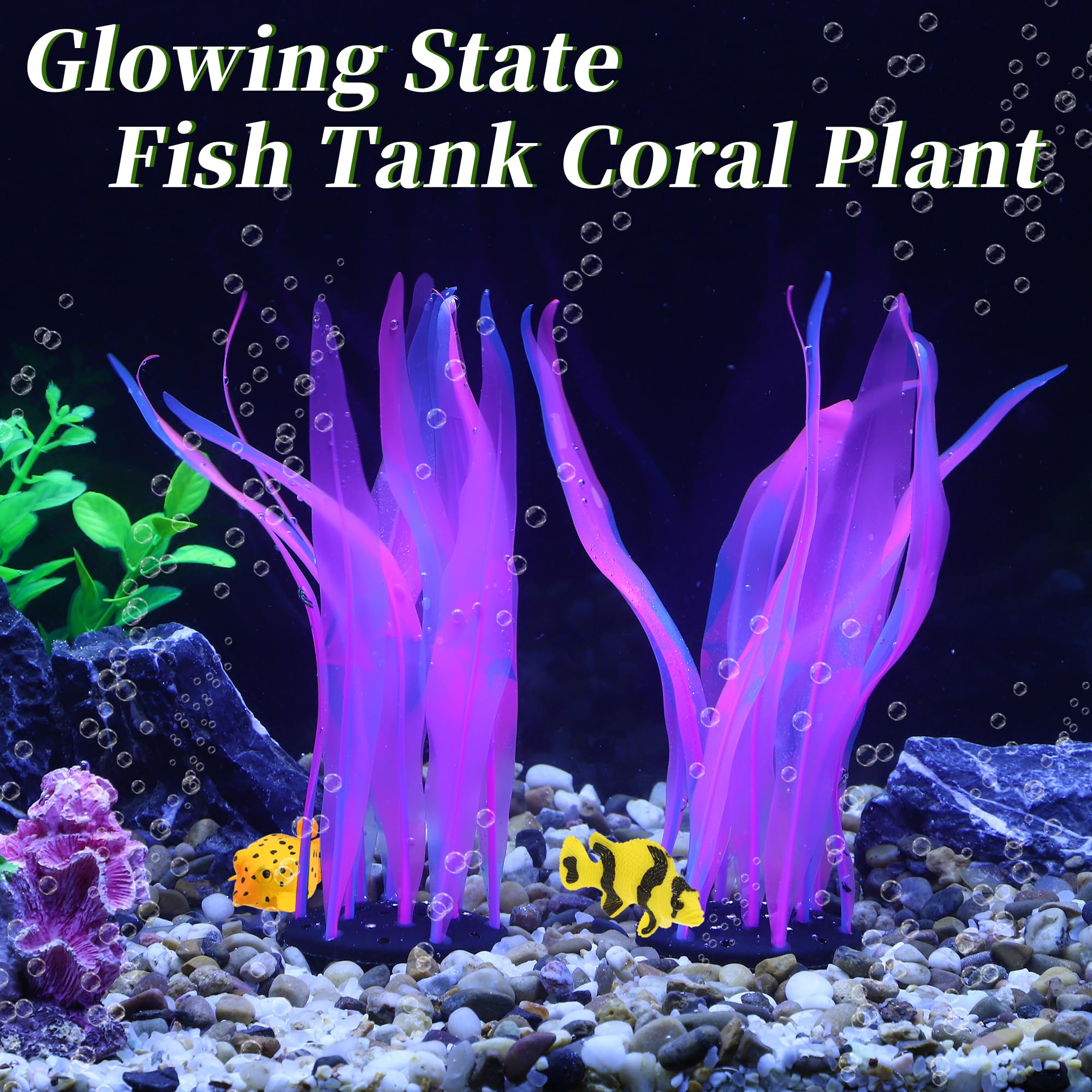 CAPASTEC kelp intégrée à un décor d’aquarium pour effet esthétique