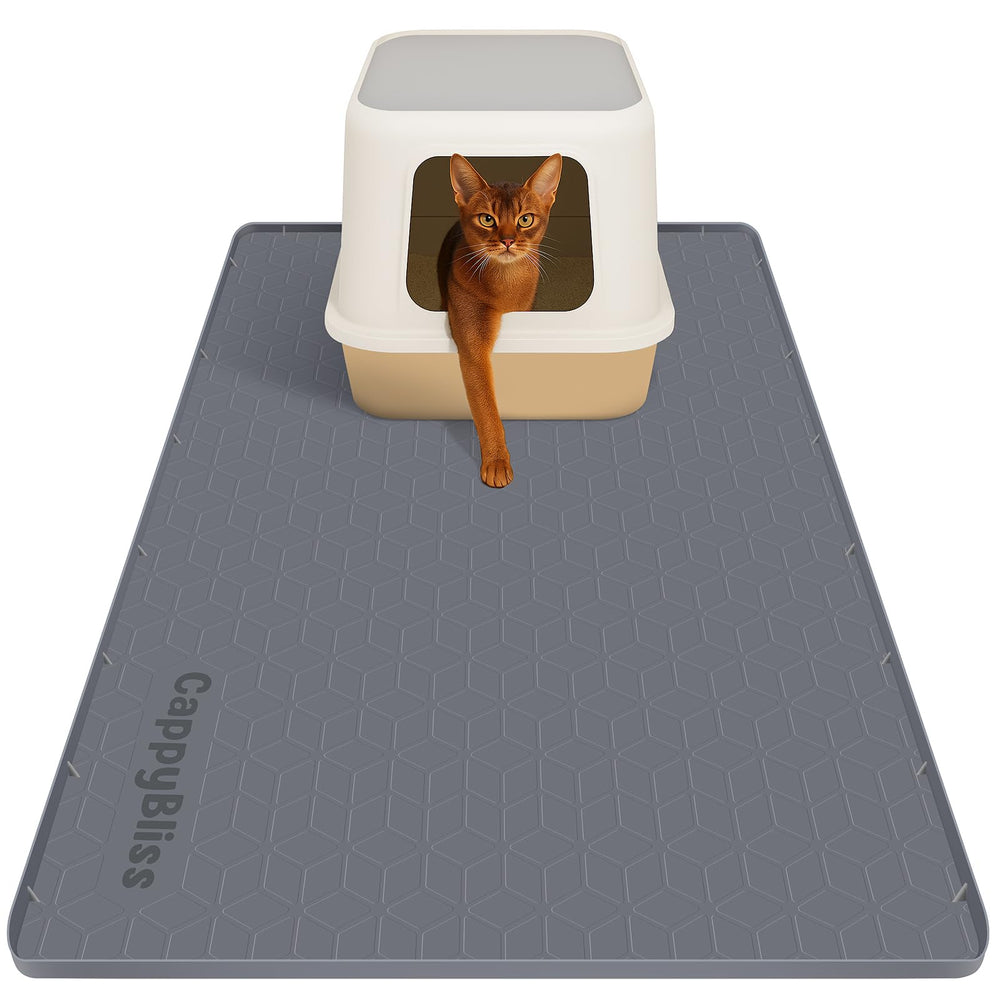 CappyBliss vue frontale du tapis litière montrant sa grande surface et protection