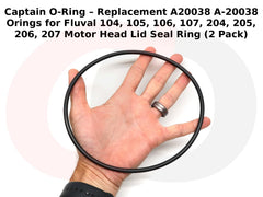 Captain O-Ring a20038 installation sur filtre Fluval montre pose facile