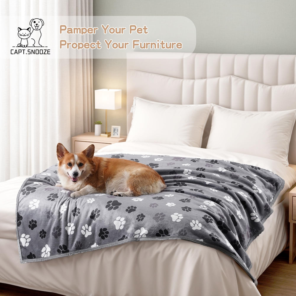 CAPT.SNOOZE comparaison taille plaid sur assise démontre couverture