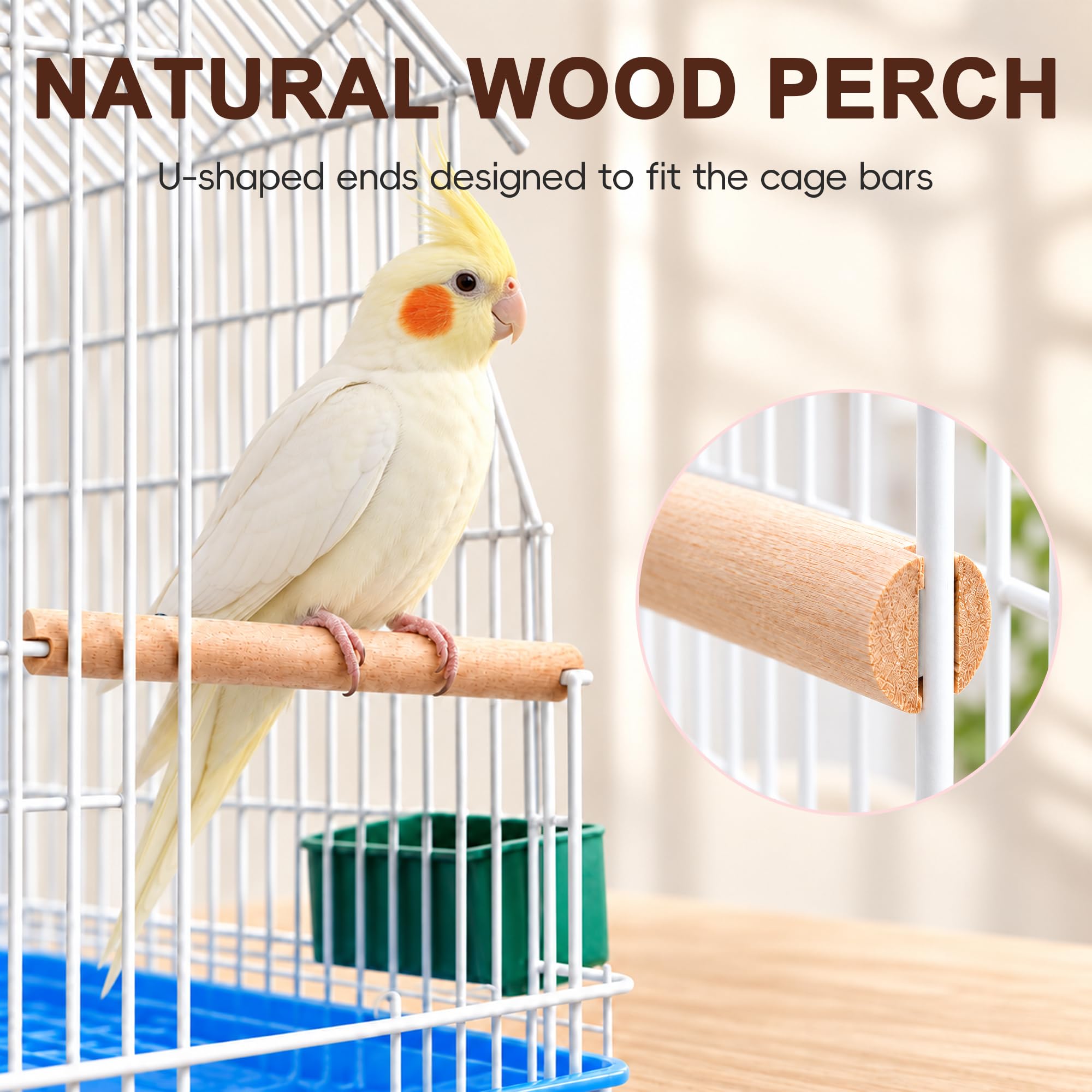 capuca cage en usage avec perruche confort et adaptation intérieure