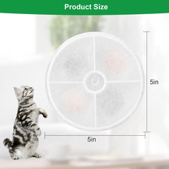 Carcent filtre dans fontaine en usage montrant eau claire et attrayante pour chat