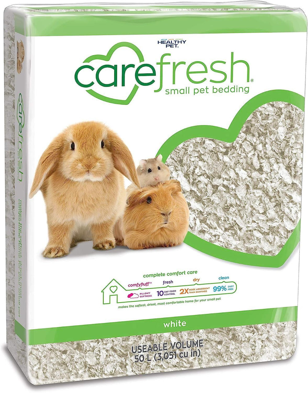 Carefresh emballage avant montrant le sac 50L et la marque pour stockage pratique