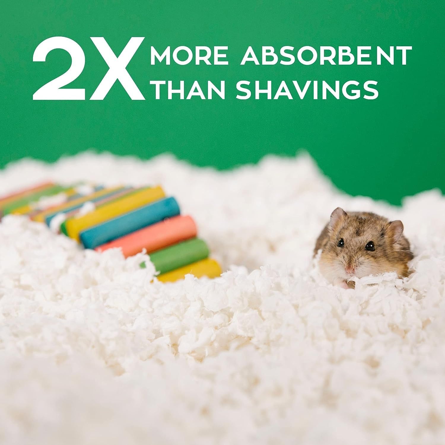 Carefresh étiquette ingrédients montrant fibres recyclées et bois non traité