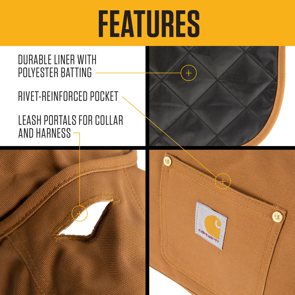 Carhartt col en velours côtelé illustrant confort et isolation