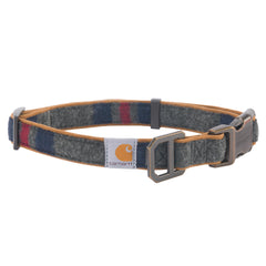 Collier Carhartt face avant marron stripe montrant style classique et robustesse