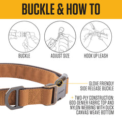 Carhartt collier D-ring flottant qui pivote pour attacher la laisse sans gêne