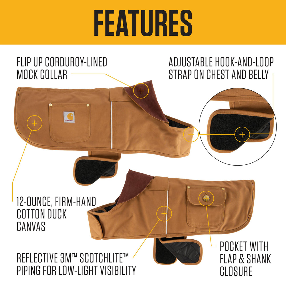 Carhartt gros plan tissu duck 12 oz montrant robustesse et déperlance