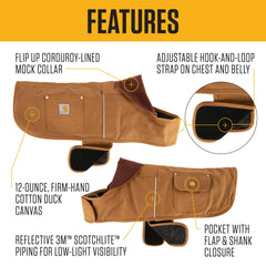 Carhartt gros plan tissu duck 12 oz montrant robustesse et déperlance