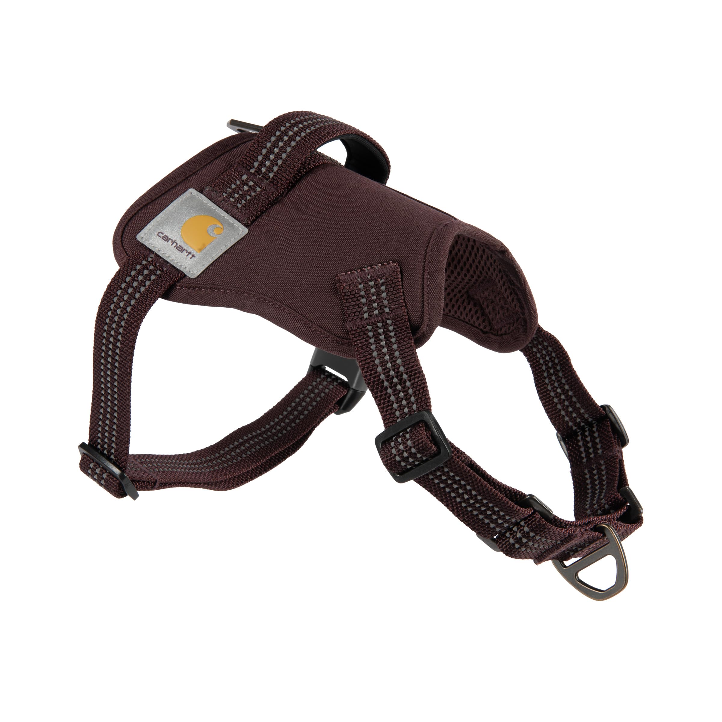 Carhartt harnais de face Deep Wine montrant coupe yoke et solidité