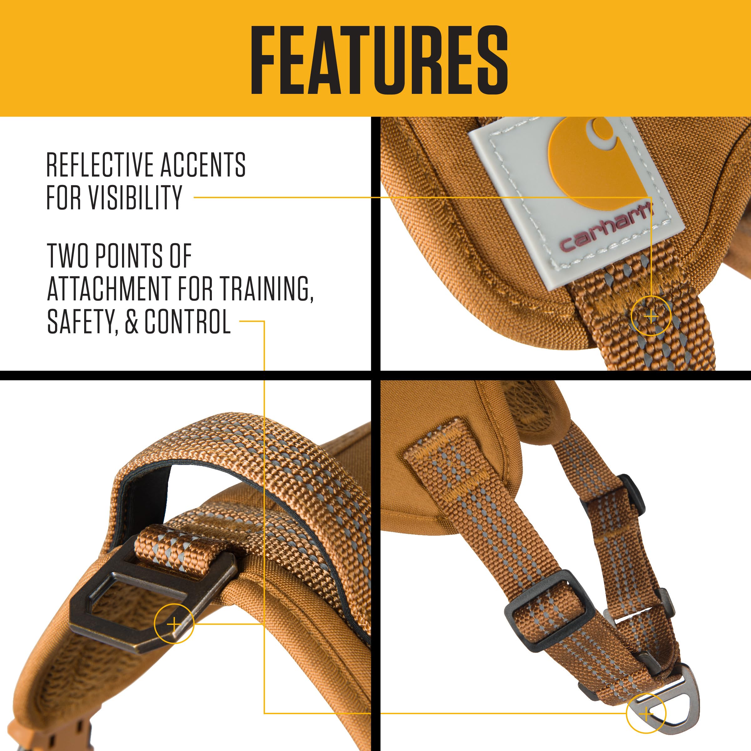 Carhartt harnais tissu 500 deniers déperlant illustrant durabilité