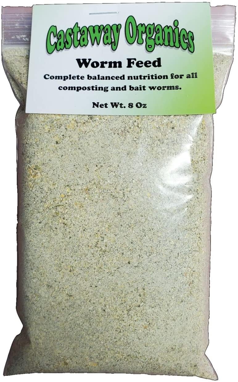 Castaway Organics emballage avant montrant le sachet et usage pratique