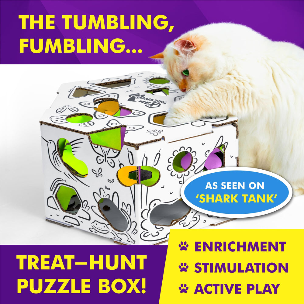 Cat Amazing HEX gros plan matière robuste biodégradable pour sécurité