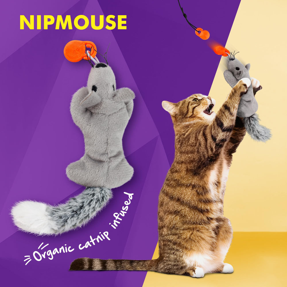 Cat Amazing Nipmouse gros plan, texture cataire stimule le chat