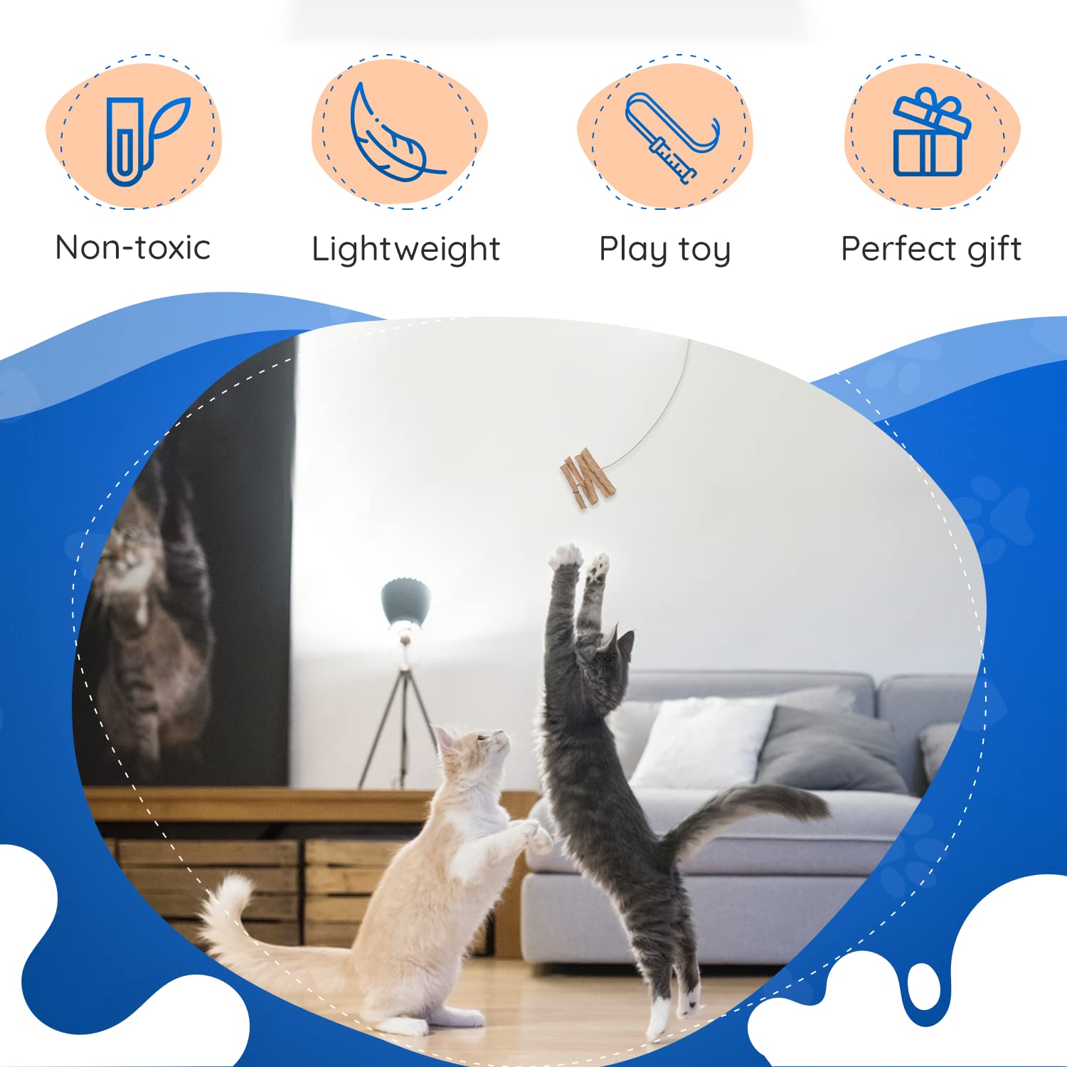 Cat Dancer pack de trois rouleaux, offre remplacement et longévité