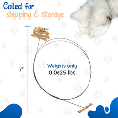Cat Dancer détail du fil d'acier flexible, garantit durabilité sécurisée