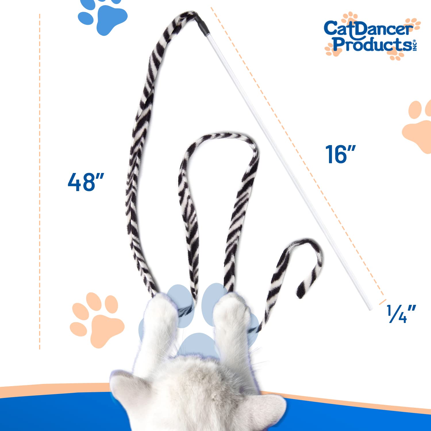 Tige polycarbonate Cat Dancer démontrant solidité et flexibilité bénéfice durabilité