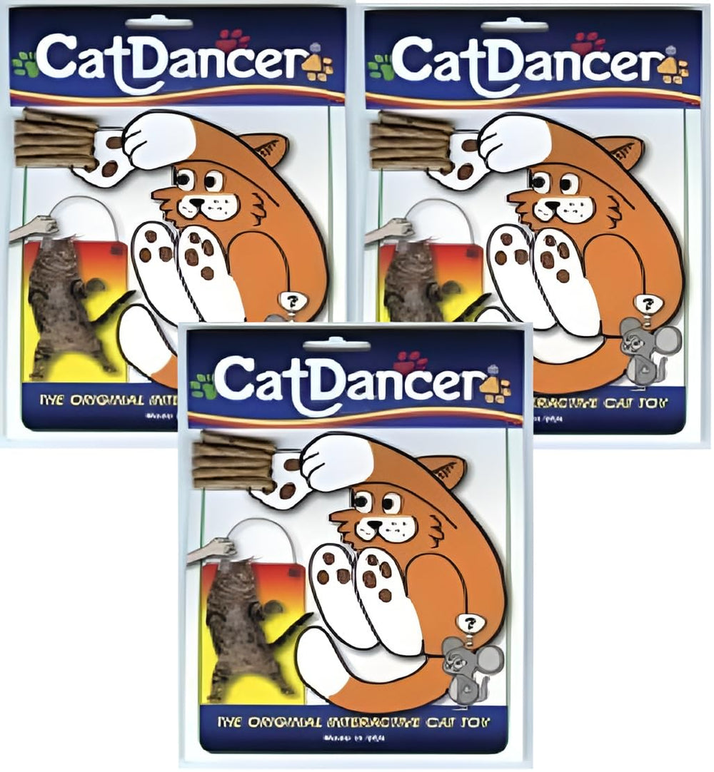 Cat Dancer emballage avant montre le lot de 3 et attire l’œil pour achat pratique