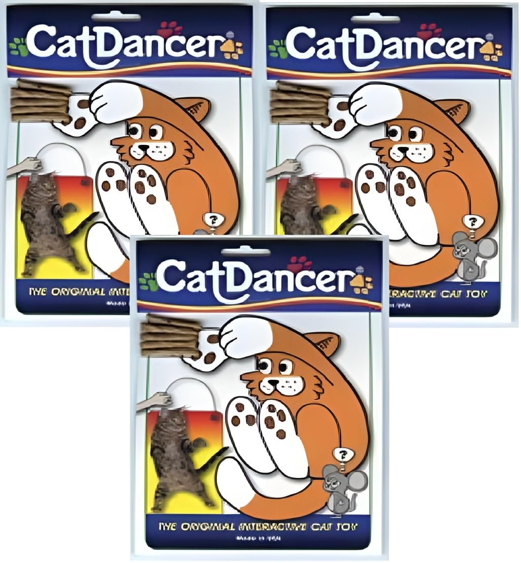 Cat Dancer emballage avant montre le lot de 3 et attire l’œil pour achat pratique