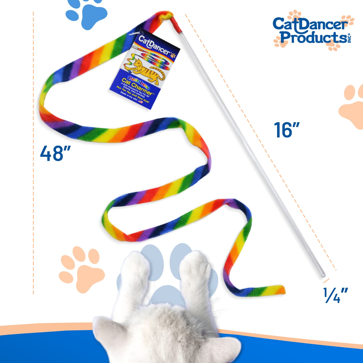 Cat Dancer tige polycarbonate flexible, maniabilité et mouvements fluides