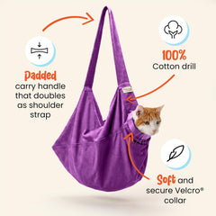 Cat-in-the-Bag gros plan tissu résistant aux griffes pour durabilité