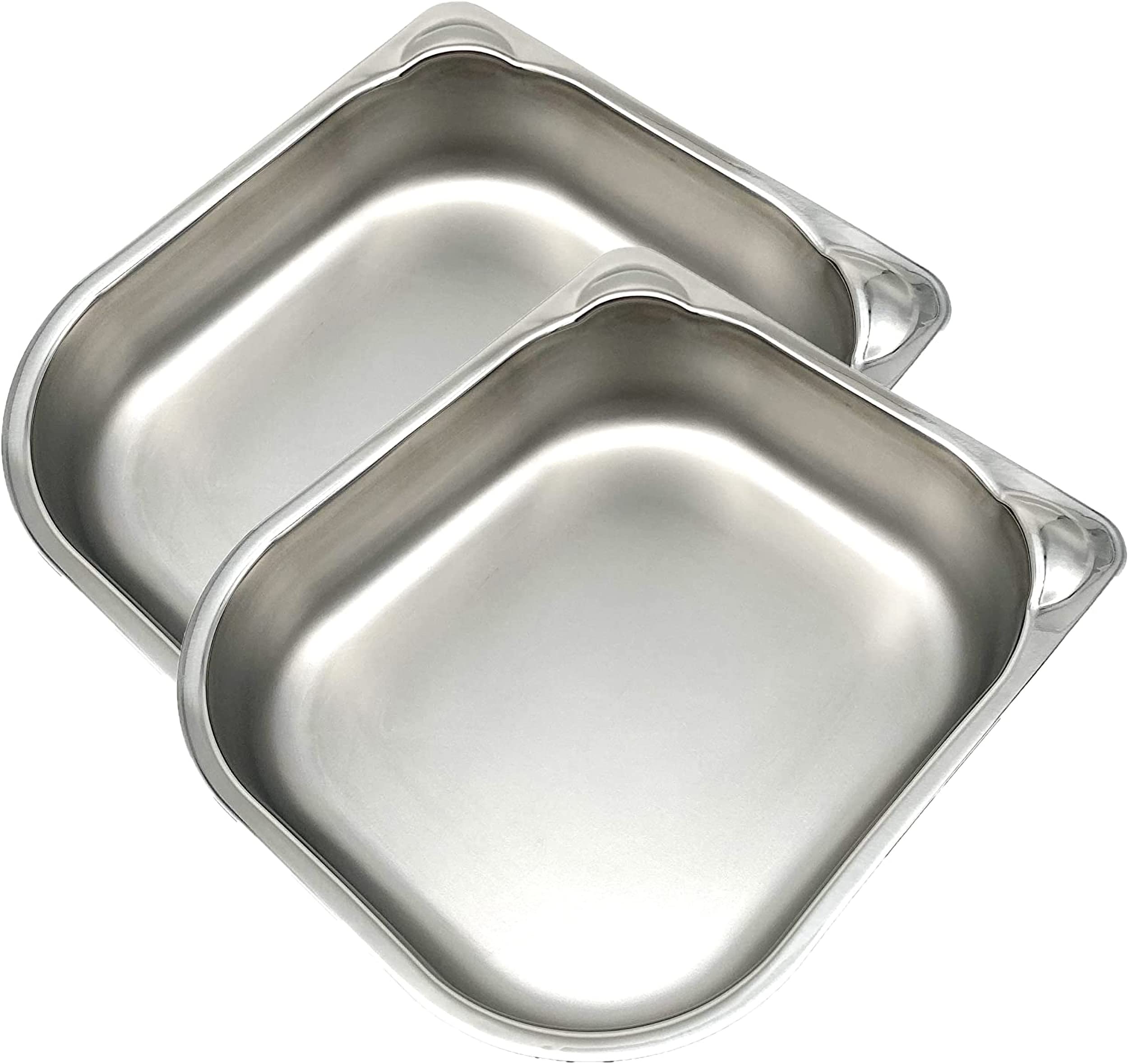 Cat Mate bol inox vue face montrant bord lisse et finition durable