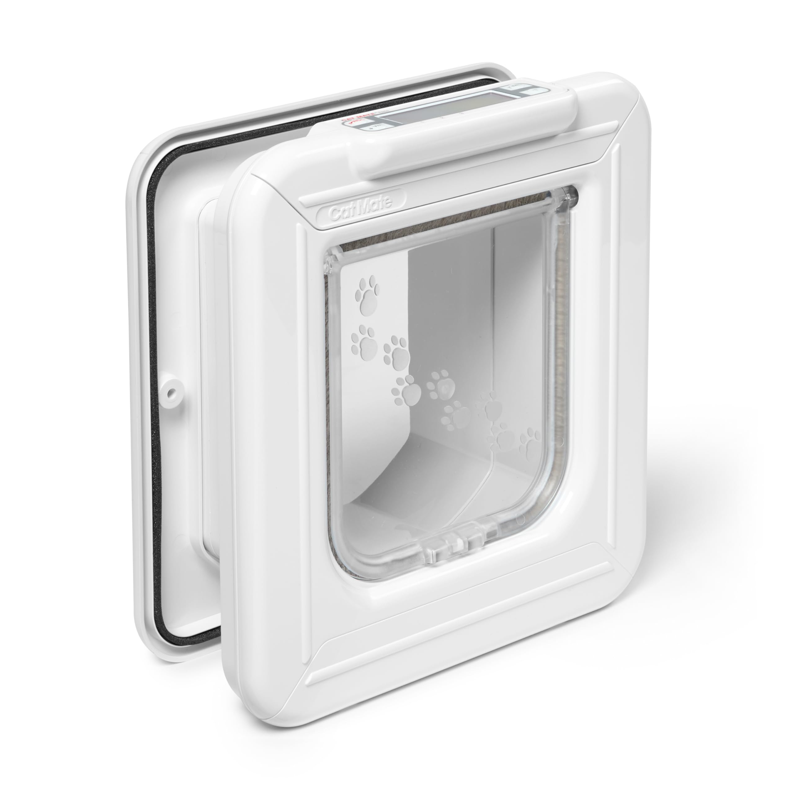 Cat Mate profil installé dans une porte pour une intégration soignée