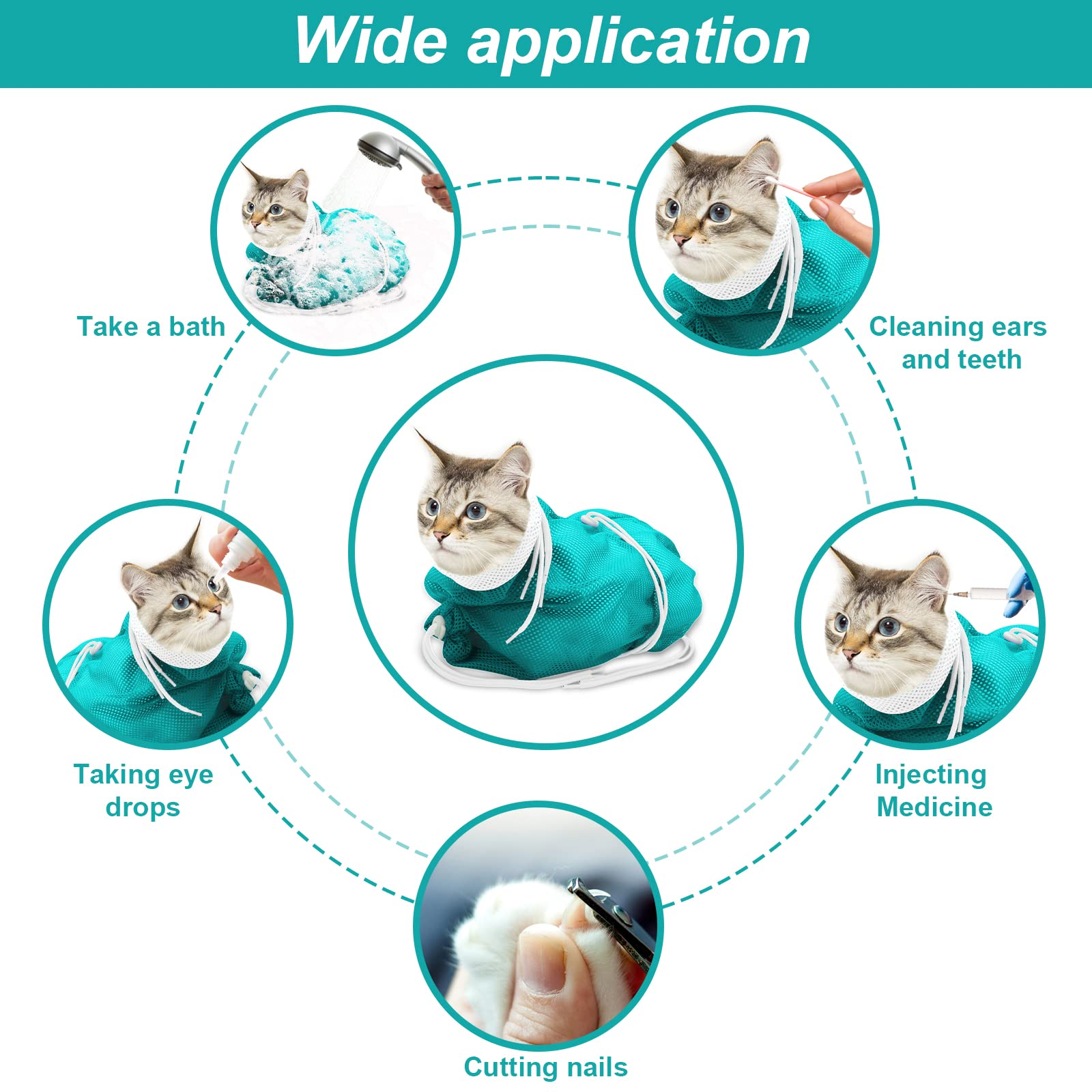 Catcan ouverture pattes illustrant accès pour couper les griffes