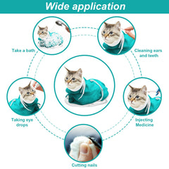 Catcan ouverture pattes illustrant accès pour couper les griffes