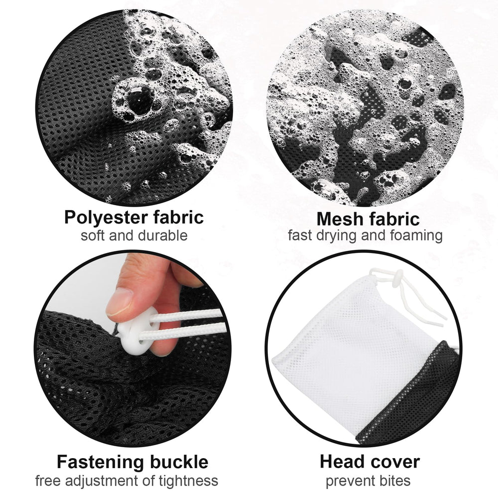 Catcan sac en usage lors d’un bain pour limiter mouvements et faciliter rinçage