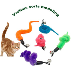 CATENESS ver fixé sur baguette en usage encourageant jeu interactif