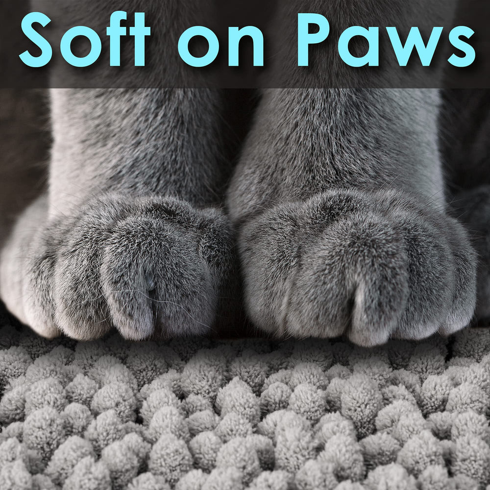 CatGuru tapis avec chat utilisant la litière, maintien de propreté