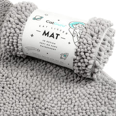 CatGuru tapis face avant affichant capture de litière et protection du sol
